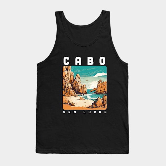 Cabo San Lucas Souvenir Mexico Family Group Trip Vacation Tank Top by livania